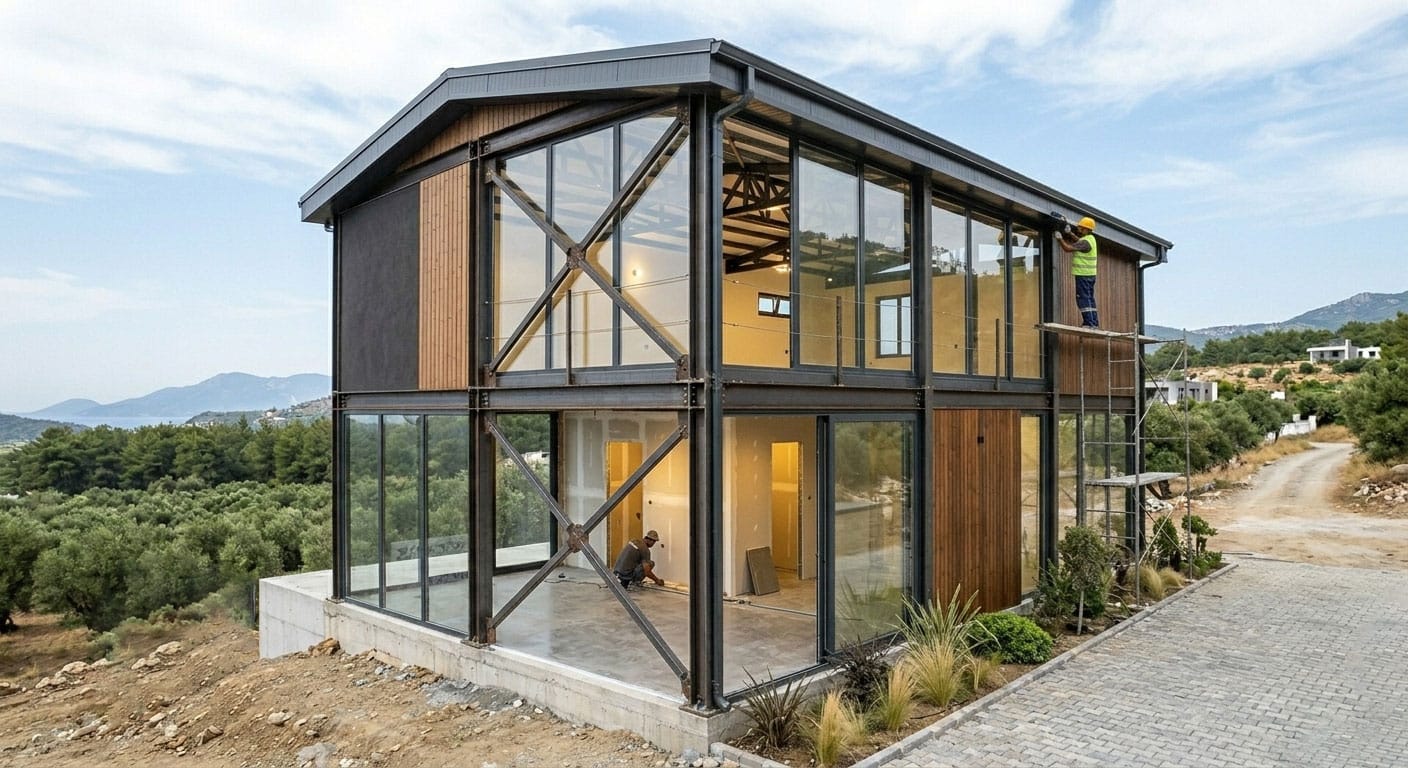Anahtar Teslim Villa İç Mekan ve Teslim - Çankırı Aslan Metal İnşaat